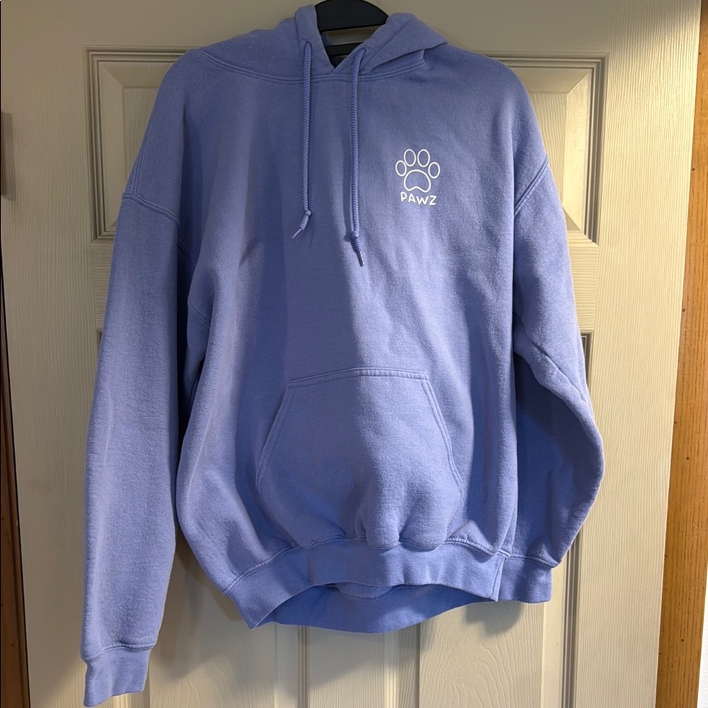 PAWZ Men's Lavender Pullover Hoodie with Paw Logo
